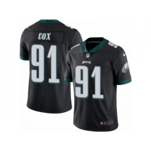 Men's Nike Philadelphia Eagles #91 Fletcher Cox Limited Black Rush NFL Jersey