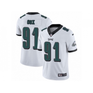 Men's Nike Philadelphia Eagles #91 Fletcher Cox Vapor Untouchable Limited White NFL Jersey