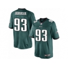 Men's Nike Philadelphia Eagles #93 Timmy Jernigan Limited Midnight Green Team Color NFL Jersey