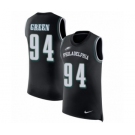 Men's Nike Philadelphia Eagles #94 Haloti Ngata Black Rush Player Name & Number Tank Top NFL Jersey