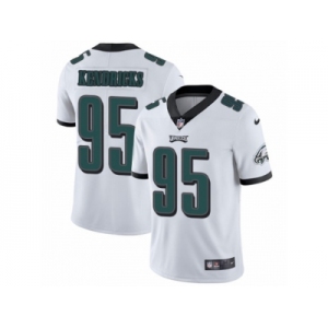 Men's Nike Philadelphia Eagles #95 Mychal Kendricks Vapor Untouchable Limited White NFL Jersey