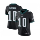 Men's Philadelphia Eagles #10 DeSean Jackson Black Alternate Vapor Untouchable Limited Player Football Jersey