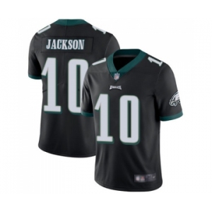 Men's Philadelphia Eagles #10 DeSean Jackson Black Alternate Vapor Untouchable Limited Player Football Jersey