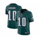 Men's Philadelphia Eagles #10 DeSean Jackson Midnight Green Team Color Vapor Untouchable Limited Player Football Jersey