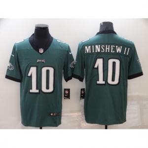 Men's Philadelphia Eagles #10 Gardner Minshew II Nike Midnight Green Limited Player Jersey