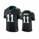 Men's Philadelphia Eagles #11 A. J. Brown Black 2023 F.U.S.E. With 1-Star C Patch Vapor Untouchable Limited Football Stitched Jersey