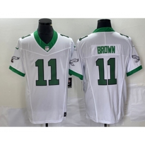 Men's Philadelphia Eagles #11 AJ Brown 2023 FUSE Vapor Untouchable Stitched Jersey