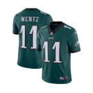 Men's Philadelphia Eagles #11 Carson Wentz Midnight Green Team Color Vapor Untouchable Limited Player Football Jersey