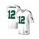 Men's Philadelphia Eagles #12 Randall Cunningham White Stitched Football Throwback Jersey