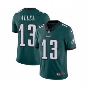 Men's Philadelphia Eagles #13 Devon Allen Green Vapor Untouchable Limited Stitched Jersey