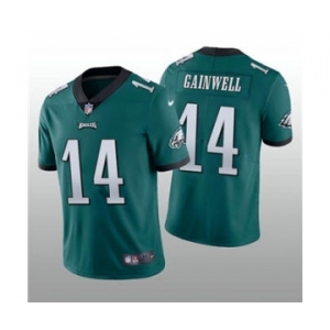 Men's Philadelphia Eagles #14 Kenneth Gainwell Green Vapor Untouchable Stitched Football Jersey