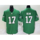 Men's Philadelphia Eagles #17 Nakobe Dean Green 2023 F.U.S.E. Vapor Untouchable Football Stitched Jersey