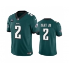 Men's Philadelphia Eagles #2 Darius Slay JR Green 2023 F.U.S.E. With 2-Star C Patch Vapor Untouchable Limited Football Stitched Jersey