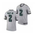 Men's Philadelphia Eagles #2 Darius Slay JR Silver 2021 Inverted Legend Stitched Jersey