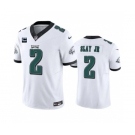 Men's Philadelphia Eagles #2 Darius Slay JR White 2023 F.U.S.E. With 2-Star C Patch Vapor Untouchable Limited Football Stitched Jersey