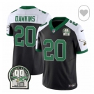 Men's Philadelphia Eagles #20 Brian Dawkins Black White F.U.S.E. Vapor Untouchable Limited 2024 Stitched Football Jersey