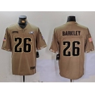 Men's Philadelphia Eagles #26 Saquon Barkley Camo Salute To Service Limited Stitched Jersey