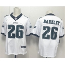 Men's Philadelphia Eagles #26 Saquon Barkley White 2024 New Vapor Untouchable Limited Football Stitched Jersey