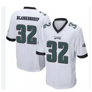 Mens Philadelphia Eagles #32 Reed Blankenship Nike White Vapor Limited Jersey