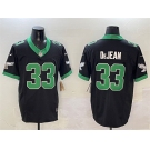 Men's Philadelphia Eagles #33 Cooper DeJean Black F.U.S.E Vapor Untouchable Limited Stitched Football Jersey