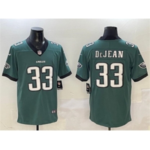 Men's Philadelphia Eagles #33 Cooper DeJean Green 2024 New Vapor Untouchable Limited Football Stitched Jersey