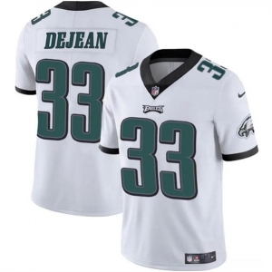 Men's Philadelphia Eagles #33 Cooper DeJean White 2024 Draft Vapor Untouchable Limited Football Stitched Jersey