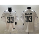 Men's Philadelphia Eagles #33 Cooper DeJean White Fashion New Vapor Untouchable Limited Stitched Football Jersey
