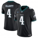 Men's Philadelphia Eagles #4 Jake Elliott Black 2025 F.U.S.E. With 4-Star C Patch Vapor Untouchable Limited Throwback Stitched Football Jersey