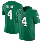 Men's Philadelphia Eagles #4 Jake Elliott Kelly Green 2025 F.U.S.E. With 4-Star C Patch Vapor Untouchable Limited Throwback Stitched Football Jersey