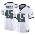 Men's Philadelphia Eagles #45 Devin White White 2023 F.U.S.E Vapor Untouchable Limited Football Stitched Jersey