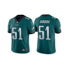 Men's Philadelphia Eagles #51 Cameron Jurgens Green Vapor Untouchable Limited Stitched Jersey