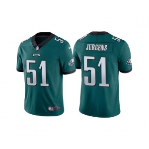 Men's Philadelphia Eagles #51 Cameron Jurgens Green Vapor Untouchable Limited Stitched Jersey