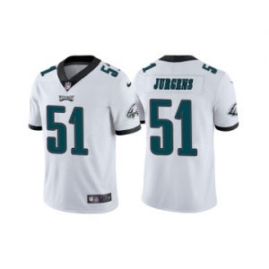 Men's Philadelphia Eagles #51 Cameron Jurgens White Vapor Untouchable Limited Stitched Jersey
