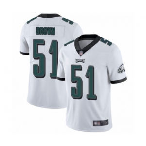 Men's Philadelphia Eagles #51 Zach Brown White Vapor Untouchable Limited Player Football Jersey