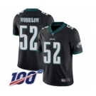 Men's Philadelphia Eagles #52 Paul Worrilow Black Alternate Vapor Untouchable Limited Player 100th Season Football Jersey