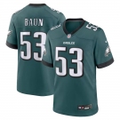 Men's Philadelphia Eagles #53 Zack Baun Green Vapor Limited Jersey