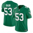 Men's Philadelphia Eagles #53 Zack Baun Kelly Green 2025 F.U.S.E. Vapor Untouchable Limited Football Stitched Jersey