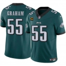 Men's Philadelphia Eagles #55 Brandon Graham Green F.U.S.E. With 4-Star C Patch Vapor Untouchable Limited Football Stitched Jersey