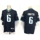 Men's Philadelphia Eagles #6 DeVonta Smith Black 2024 New Vapor Untouchable Limited Football Stitched Jersey