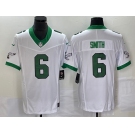 Men's Philadelphia Eagles #6 DeVonta Smith White 2023 F.U.S.E. Vapor Untouchable Stitched Football Jersey