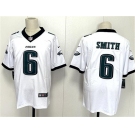 Men's Philadelphia Eagles #6 DeVonta Smith White 2024 New Vapor Untouchable Limited Football Stitched Jersey