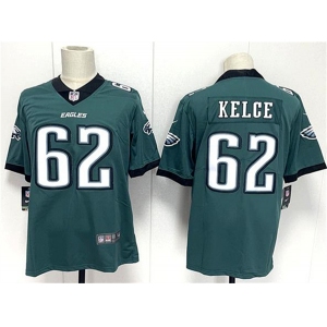 Men's Philadelphia Eagles #62 Jason Kelce Green 2024 New Vapor Untouchable Limited Football Stitched Jersey