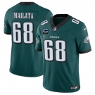 Men's Philadelphia Eagles #68 Jordan Mailata Green 2025 F.U.S.E. With 2-Star C Patch Vapor Untouchable Limited Stitched Football Jersey