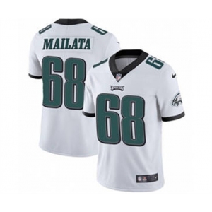 Men's Philadelphia Eagles #68 Jordan Mailata White Men's Stitched Football Vapor Untouchable Limited Jersey