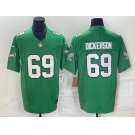 Men's Philadelphia Eagles #69 Landon Dickerson Green Alternate FUSE Vapor Limited Stitched Jersey