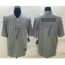 Men's Philadelphia Eagles #7 Haason Reddick Gray Atmosphere Fashion Stitched Jersey