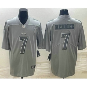 Men's Philadelphia Eagles #7 Haason Reddick Gray Atmosphere Fashion Stitched Jersey