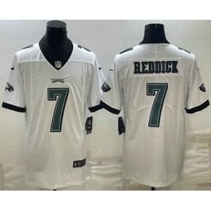 Men's Philadelphia Eagles #7 Haason Reddick White Vapor Untouchable Limited Stitched Jersey