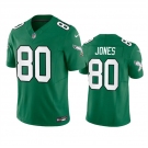 Men's Philadelphia Eagles #80 Julio Jones Green 2023 F.U.S.E. Throwback Vapor Untouchable Limited Football Stitched Jersey