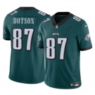 Men's Philadelphia Eagles #87 Jahan Dotson Green F.U.S.E Vapor Untouchable Limited Stitched Football Jersey